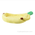 Letto per animali domestici inverno nido caldo letto banana per animali domestici